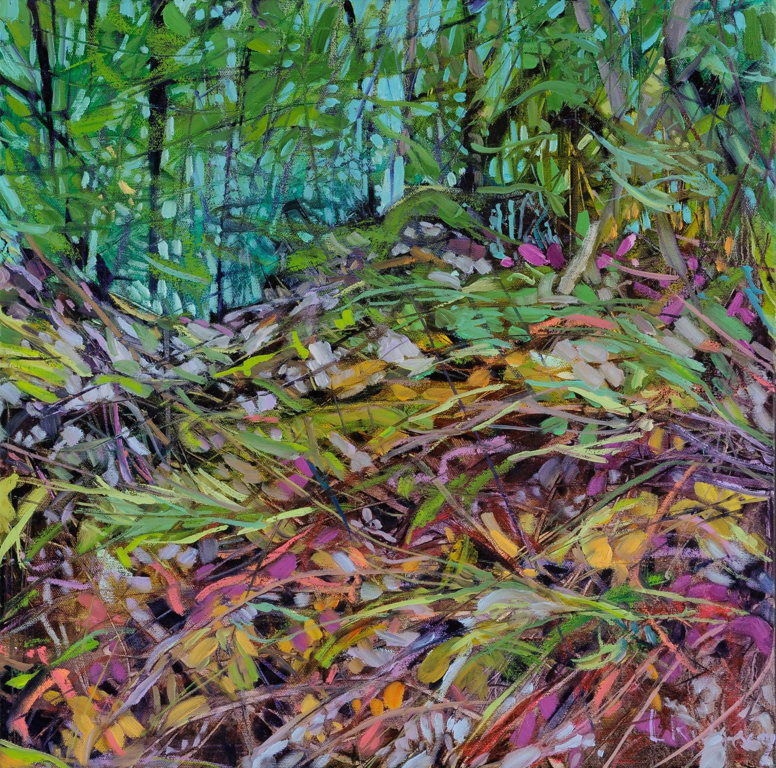 The Air Is Thick With Summer's Undoing Diptych