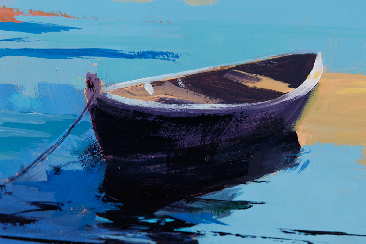 Robert Seguin, "Ready To Go," detail 2, acrylic on canvas