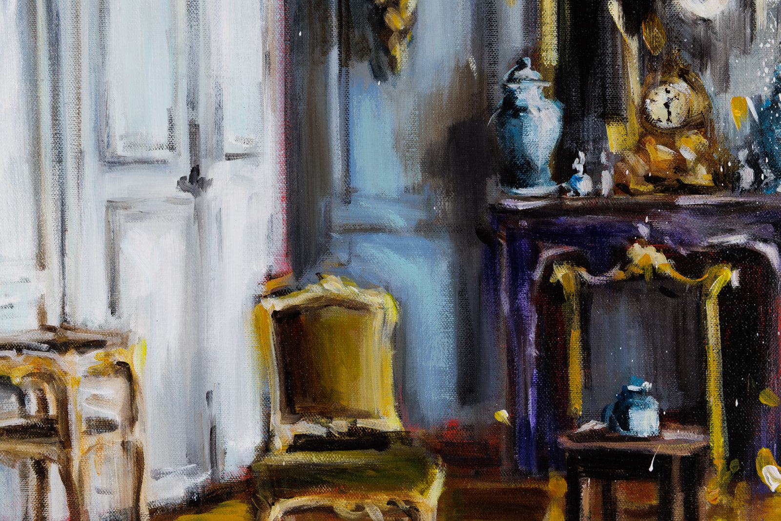 Door, Chair & Fireplace