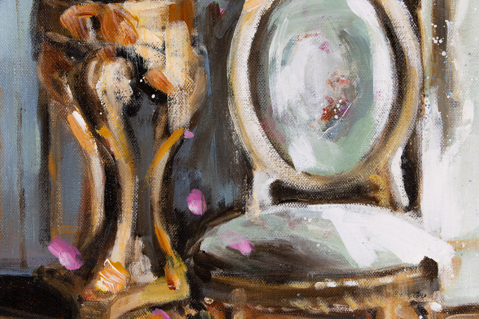 Chair & Gilded Stand