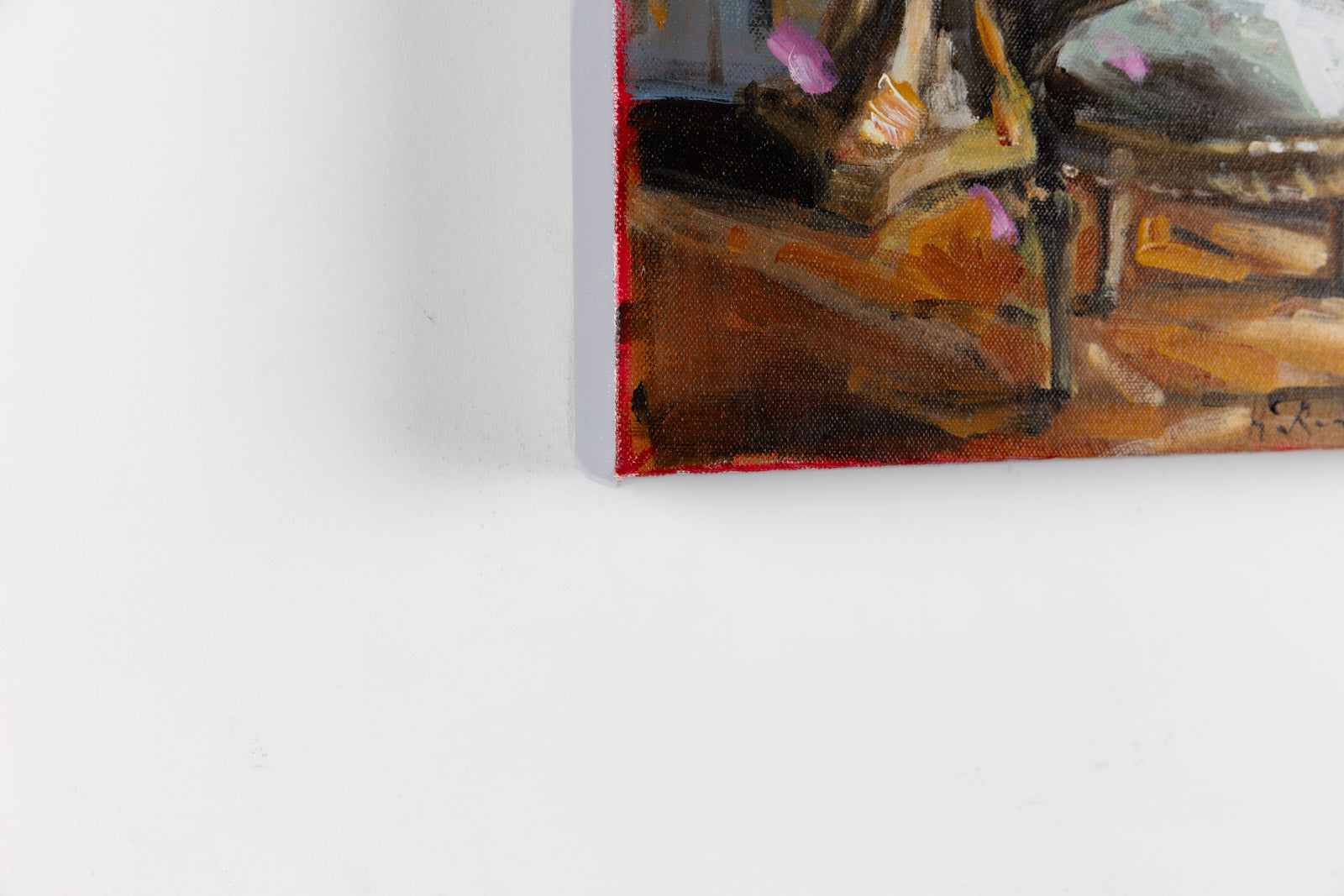 Chair & Gilded Stand