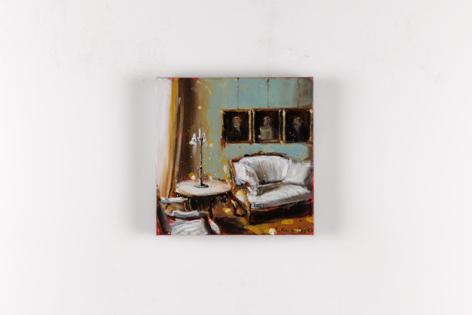 Chair, Settee & Portraits