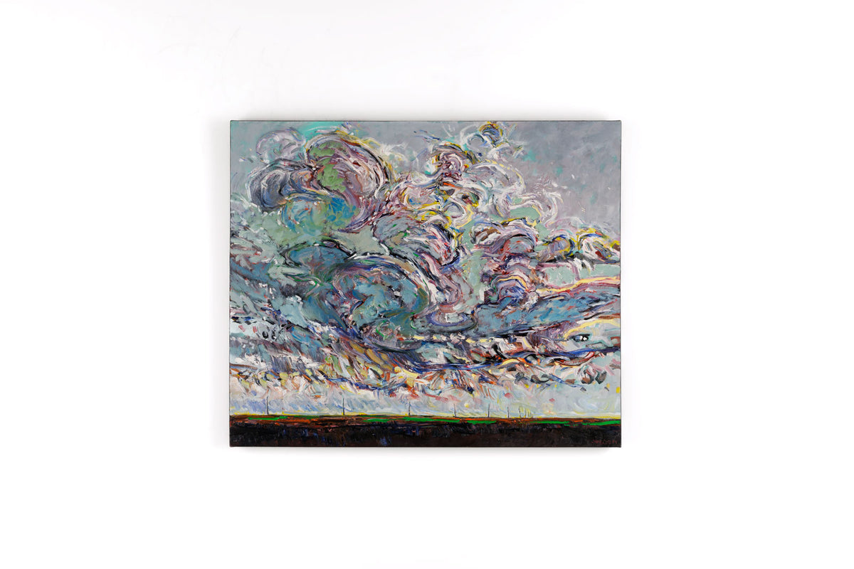 Steve R. Coffey, "Rolling," full view, oil on canvas, 30 x 36 in