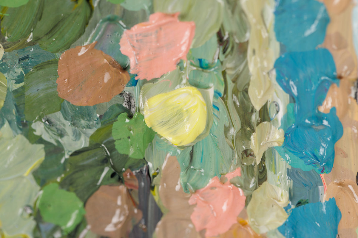 Susan Gale, "Another Miracle," detail 5, acrylic on panel