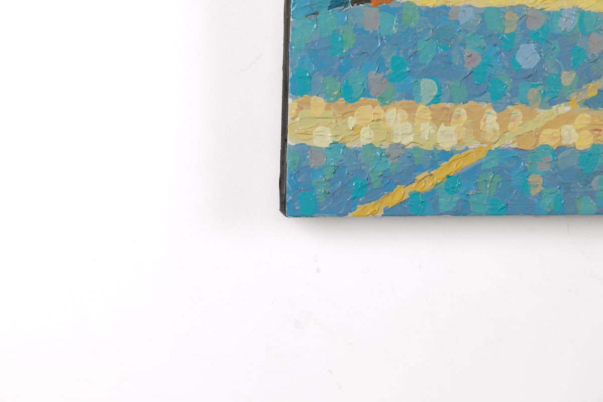 Susan Gale, "Freedom Throughout," detail 4, acrylic on panel
