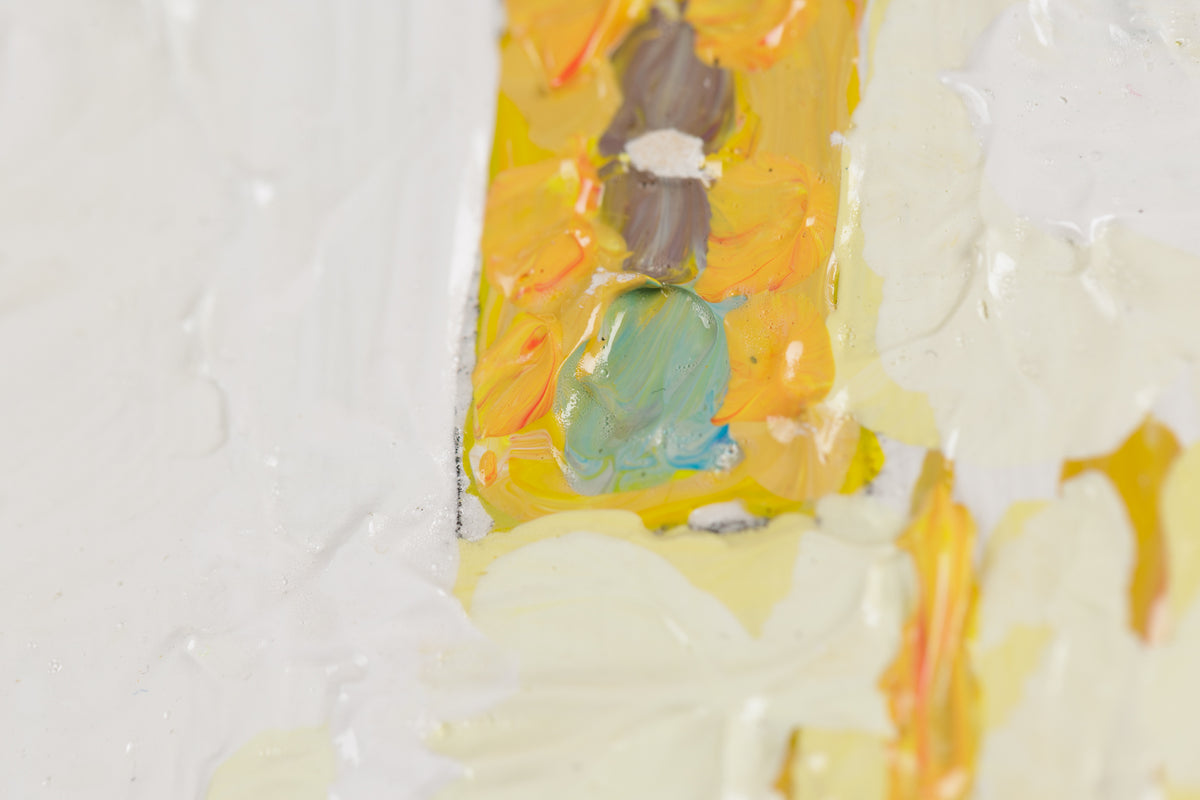 Susan Gale, "Fortune Within," detail 5, acrylic on panel
