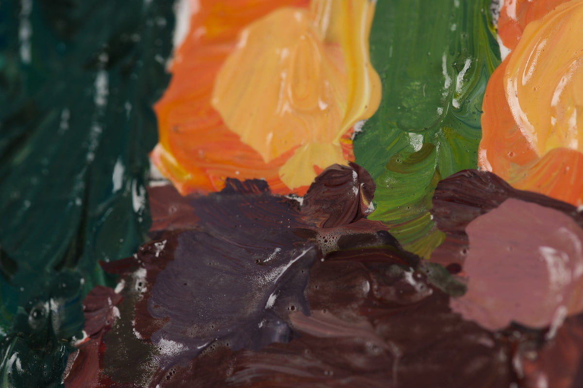 Susan Gale, "Fortune Within," detail 6, acrylic on panel