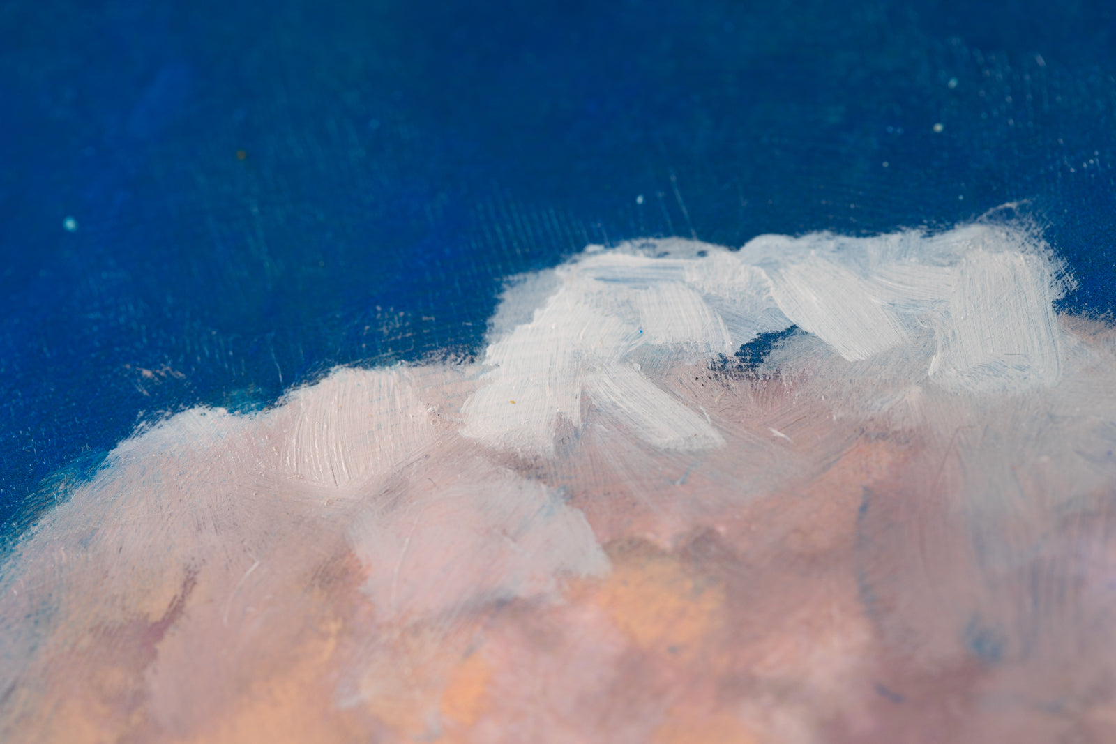 Stev'nn Hall, "At Close Range," detail view, mixed media on panel