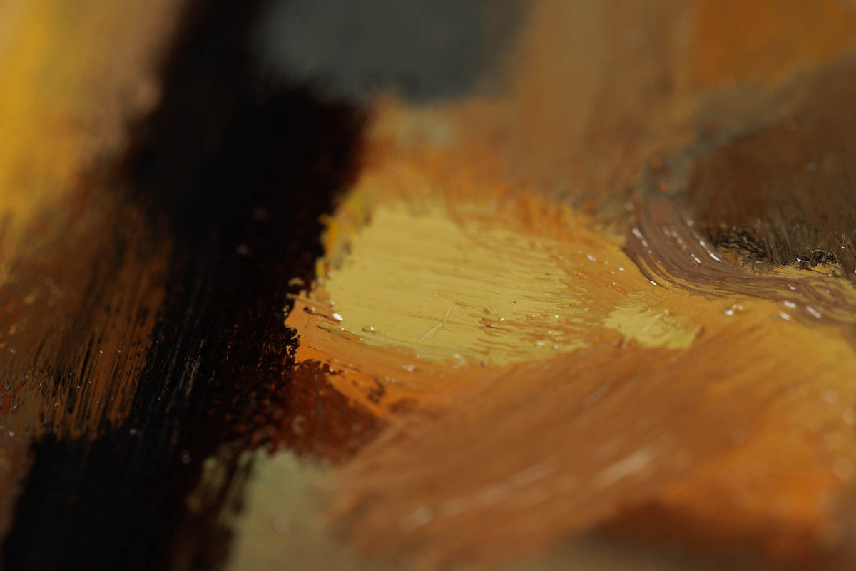 Sarah Kidner, "Night Market," detail 3, oil on panel