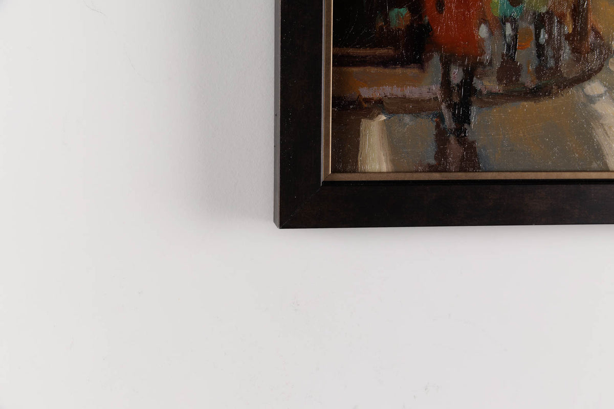 Sarah Kidner, "Autumn Glow Study," detail 3, oil on panel
