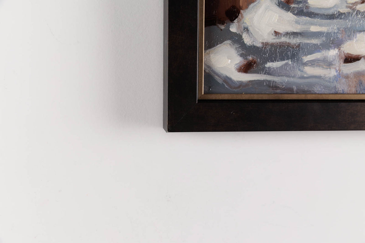 Sarah Kidner, "In The Back Alley," detail 2, oil on panel