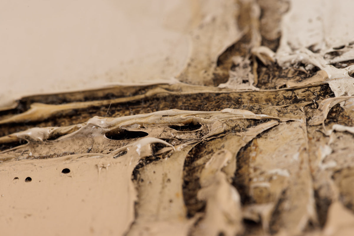 Dominik Sokolowski, "Chroma 1950 #44," detail 1, oil on canvas