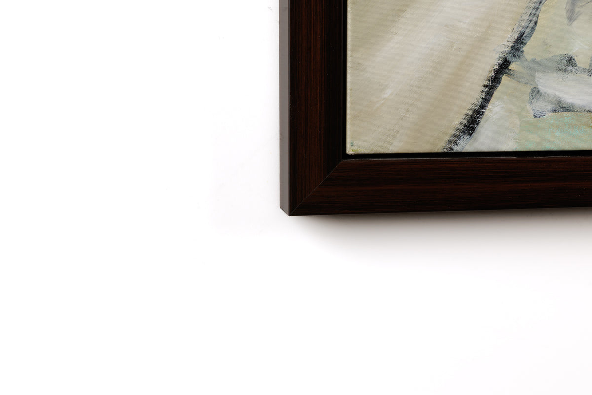 Sacha Barrette, "Ruelle Cloture Noire," detail view, acrylic on canvas