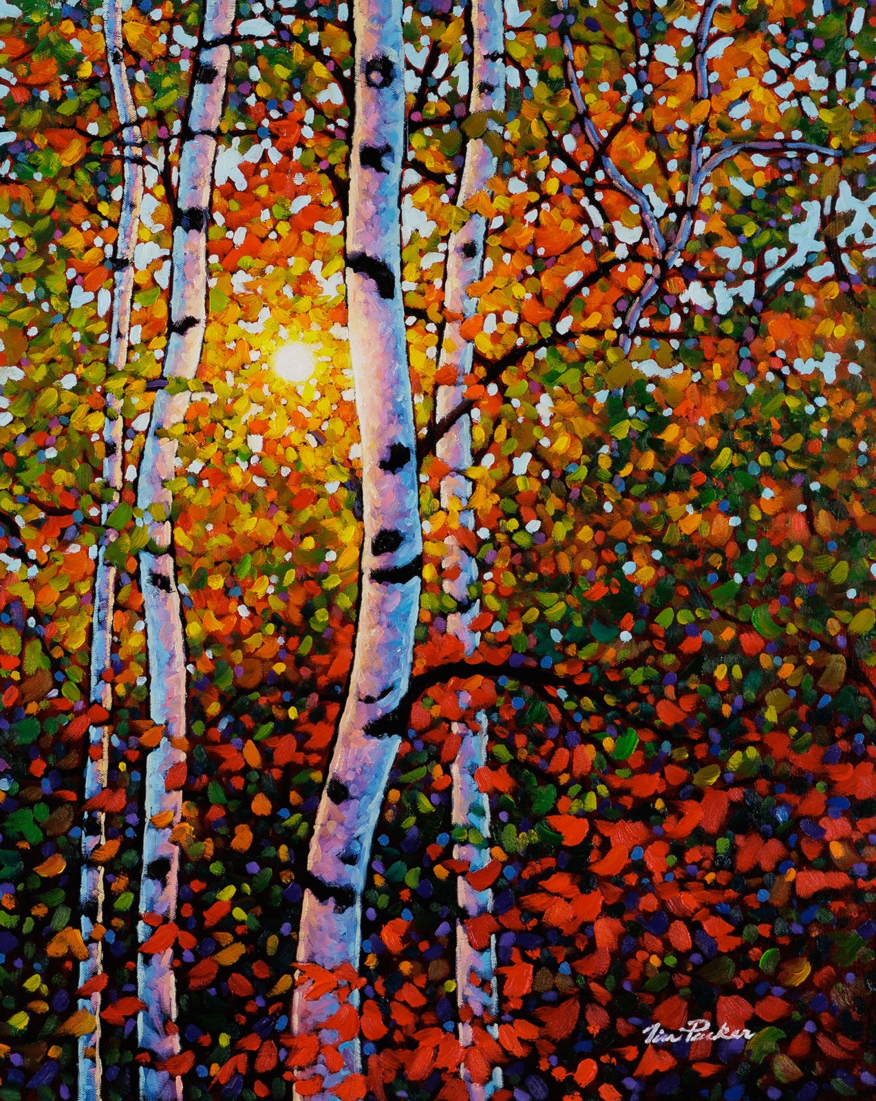 The Birches Awaken
