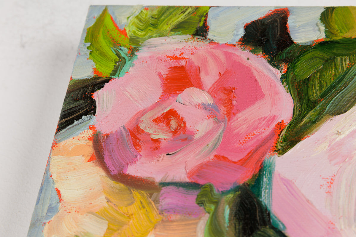 Vanessa Drew, "Fanciful," detail 2, oil on canvas