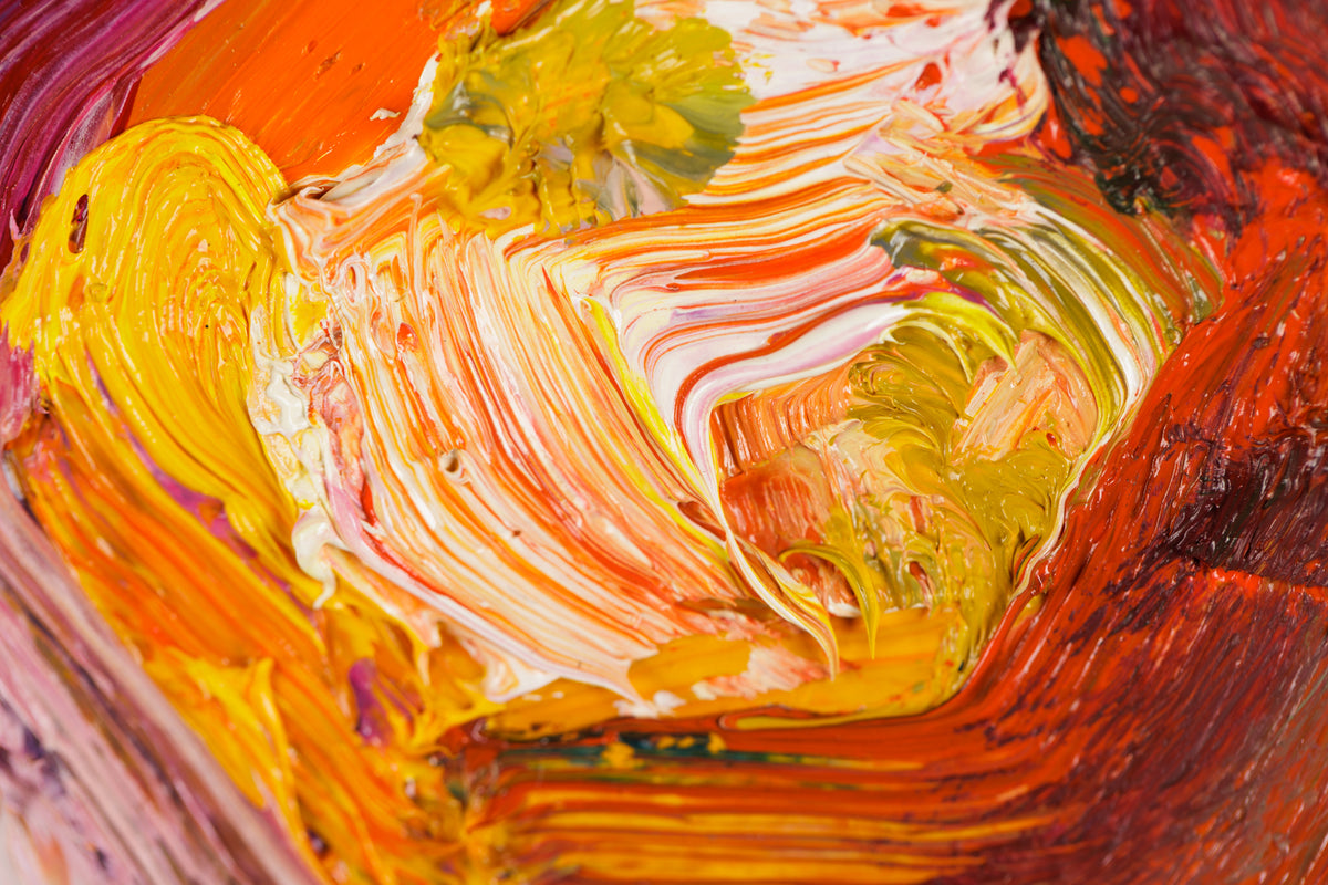 Vanessa Drew, "Distinction," detail 6, oil on canvas