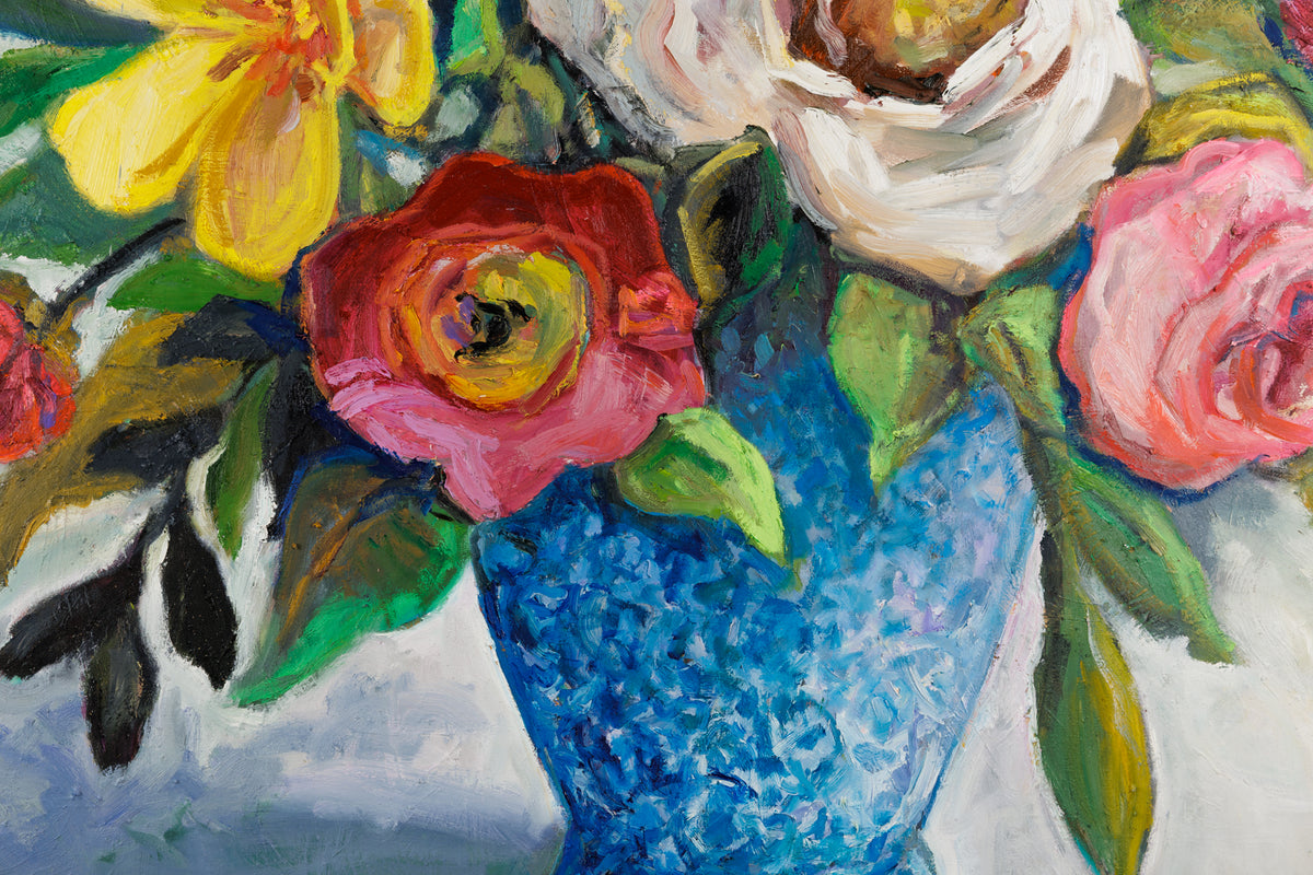 Vanessa Drew, "Do You Want To Know A Secret?," detail 1, oil on canvas
