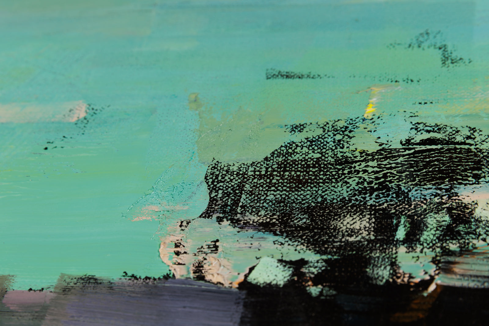 Vitaly Gunaza, "Loading," detail view, oil on canvas