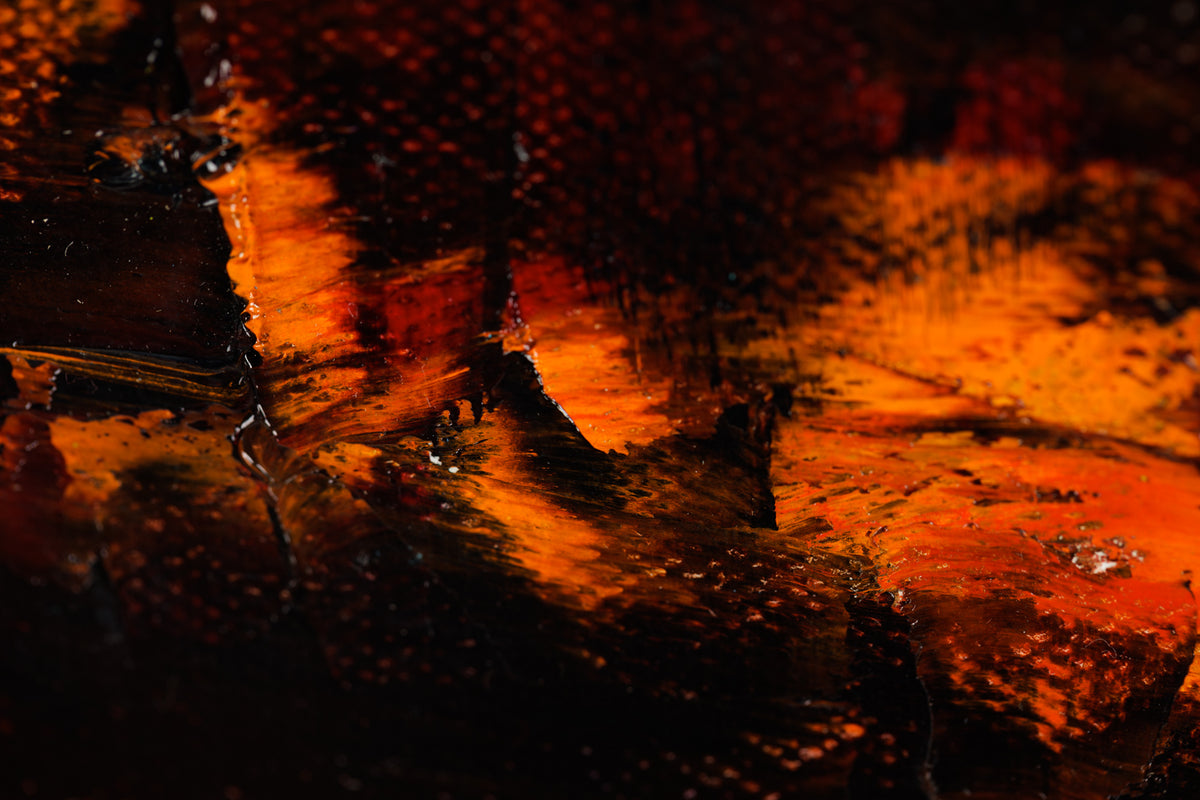 Vitaly Gunaza, "You Are Always Here," detail 5, oil on canvas