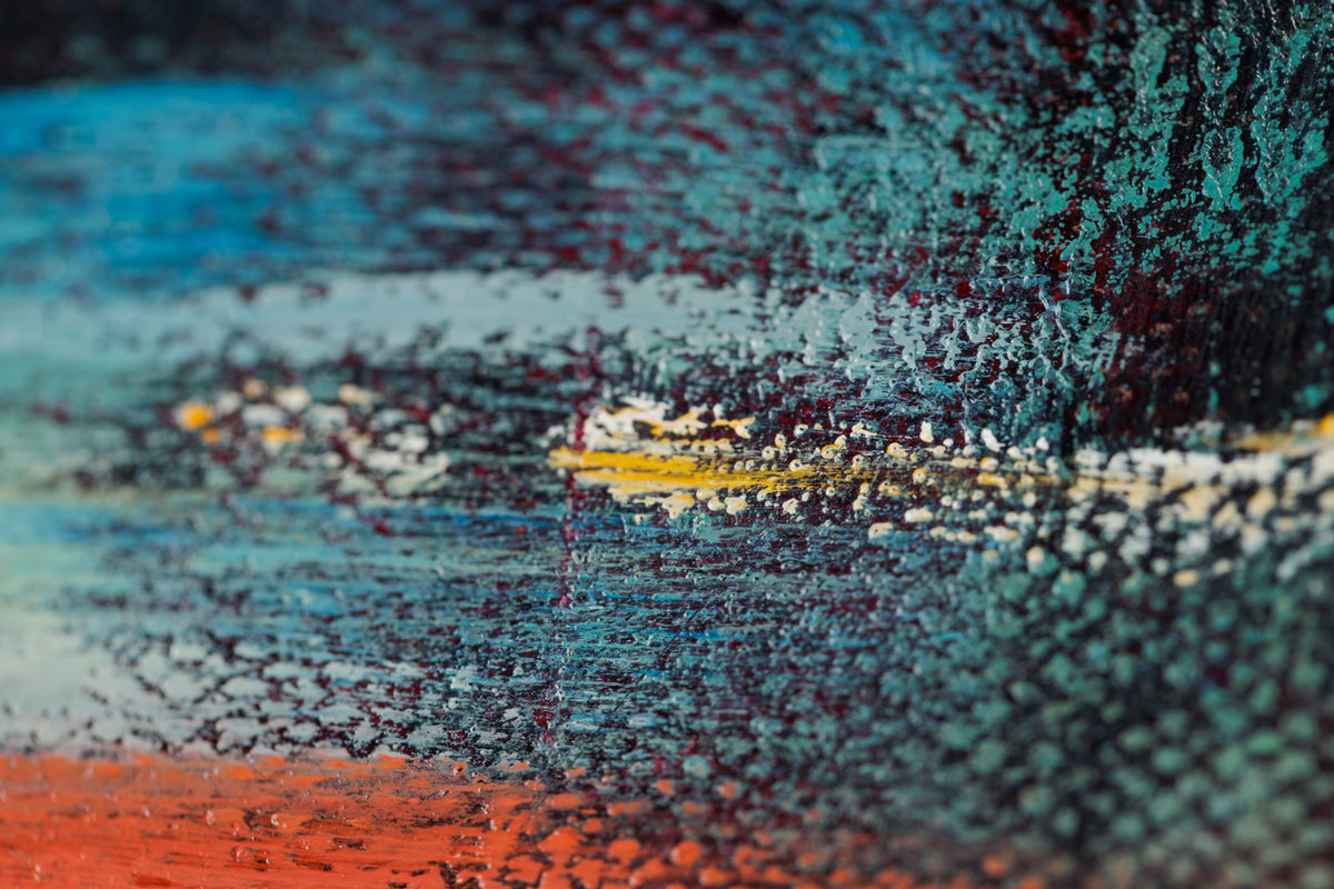 Vitaly Gunaza, "You Are Always Here," detail 6, oil on canvas