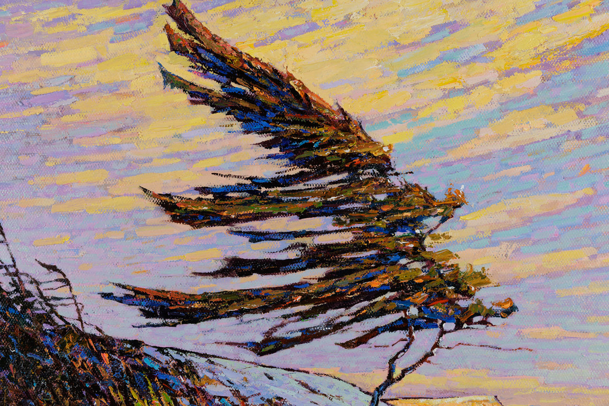 Jack Zhou, "Unique," detail 1, oil on canvas