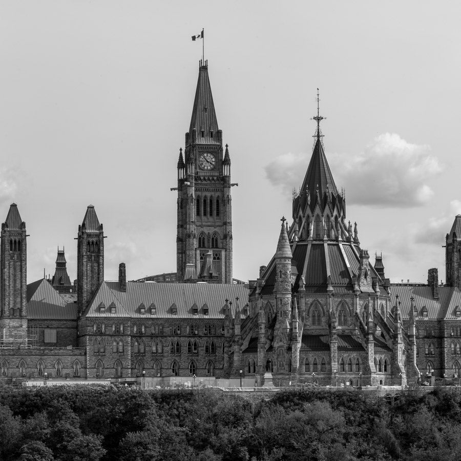 Cityscape “Parliament Lookout” by Ottawa – giclee on paper.
