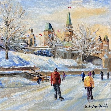 Skating on The Rideau Canal