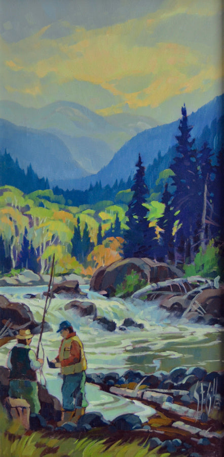 Landscape “Riviere De Gaffe Baie St. Paul” – oil on canvas.