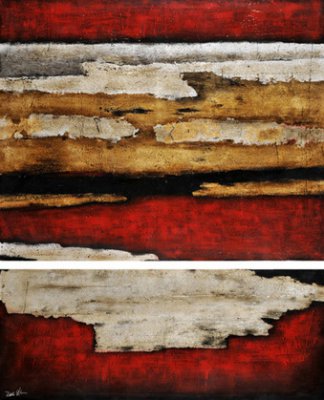 Mixed Media on Canvas “Blaze” – mixed media on canvas.