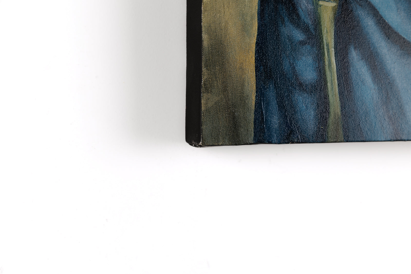 Allen Egan, "The Revolutionary," detail view, Oil on Canvas