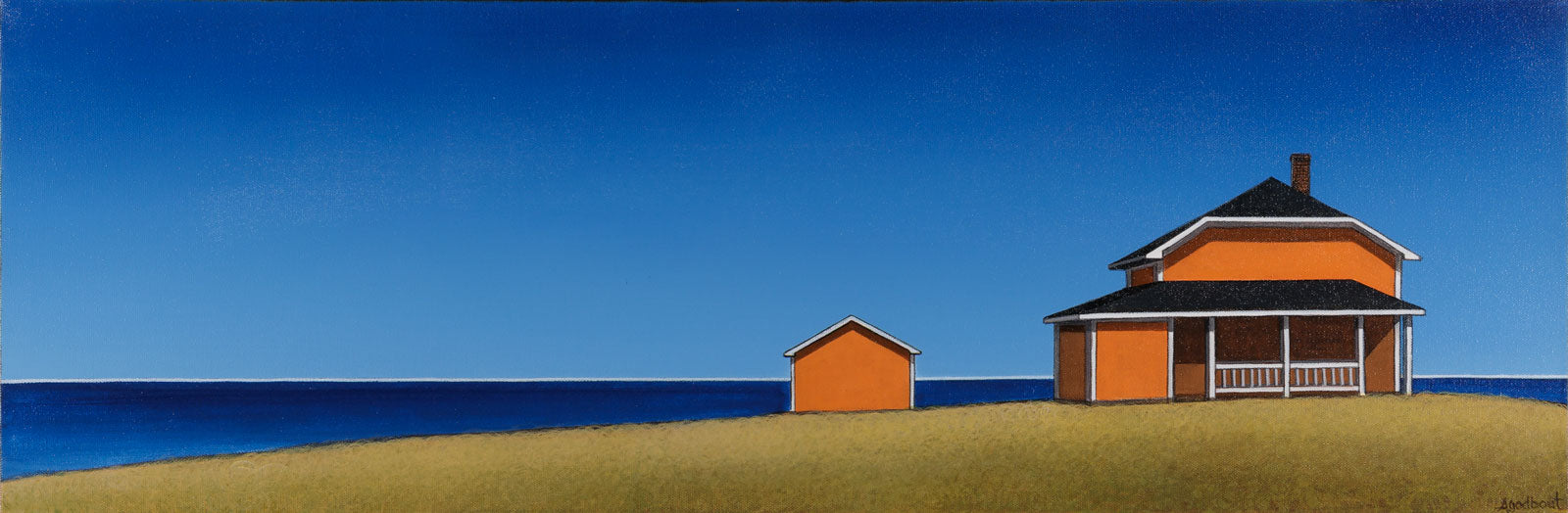 Orange House At The Island