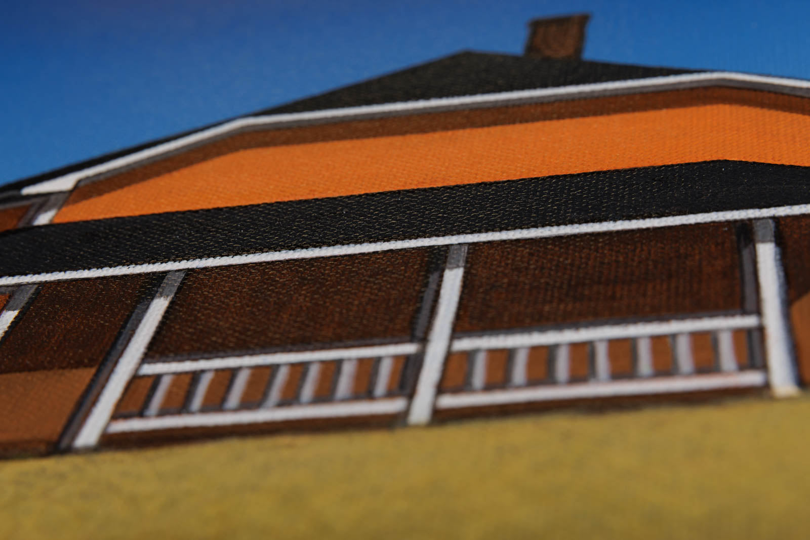 Orange House At The Island