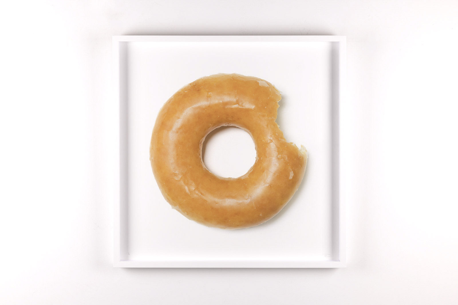 Glazed Donut With Bite