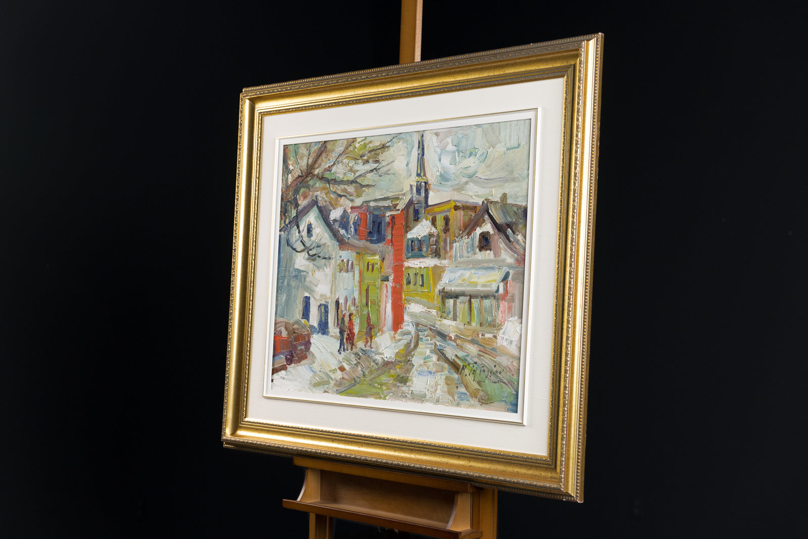Rue De Village Hiver