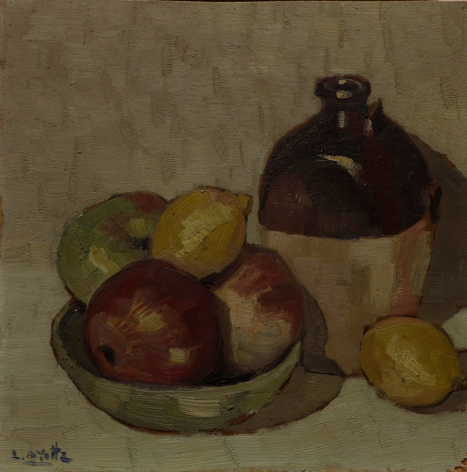 Still-Life “Nature Morte” by Leo Ayotte – oil on panel.