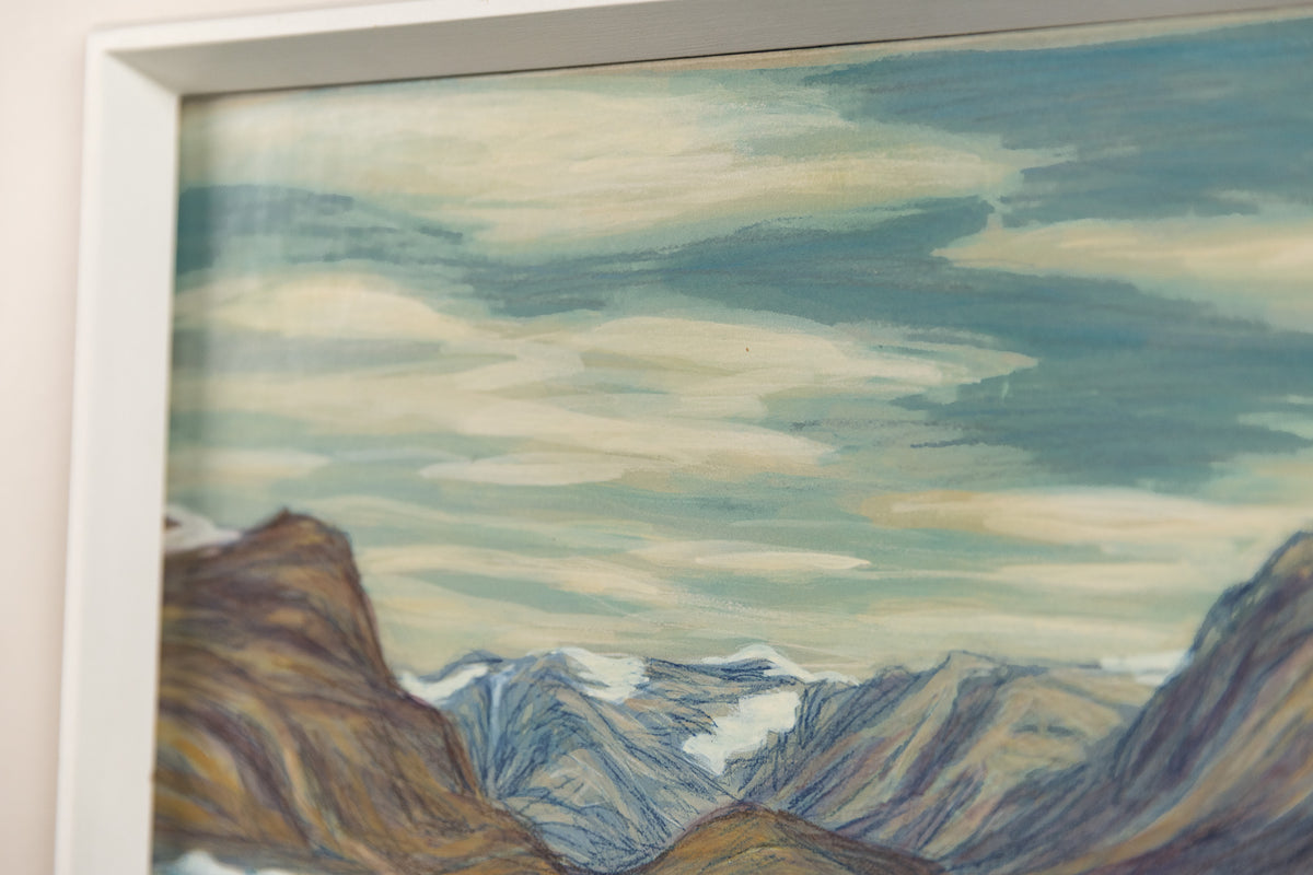 Anna T. Noëh, "Seal Hunting," detail view, oil on panel