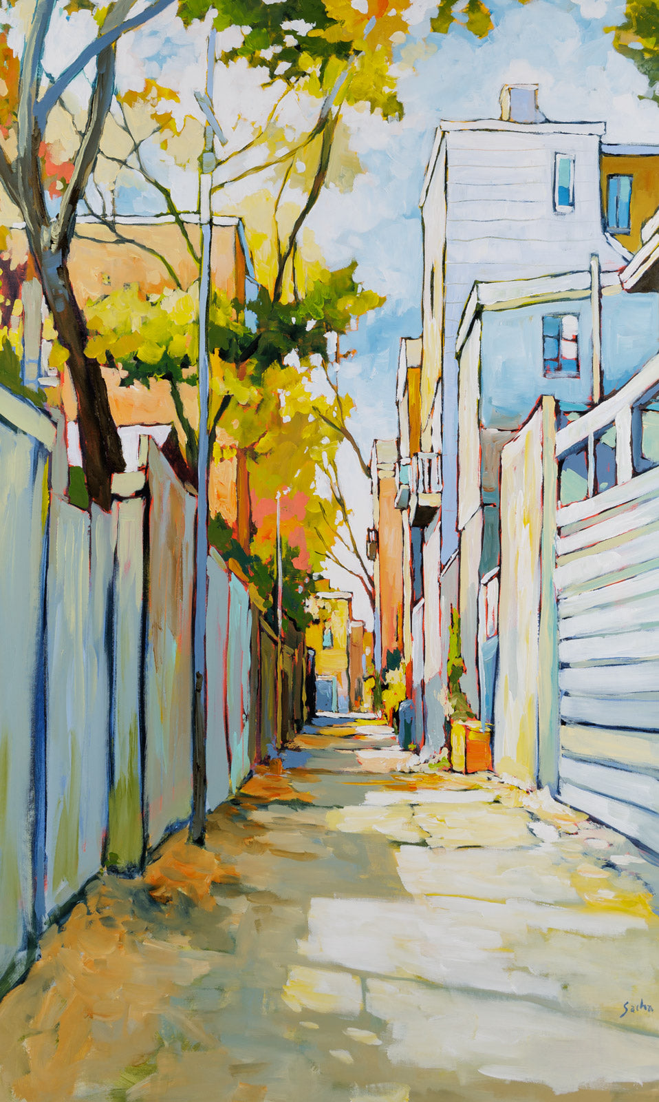 Ruelle d'Automne Heureux