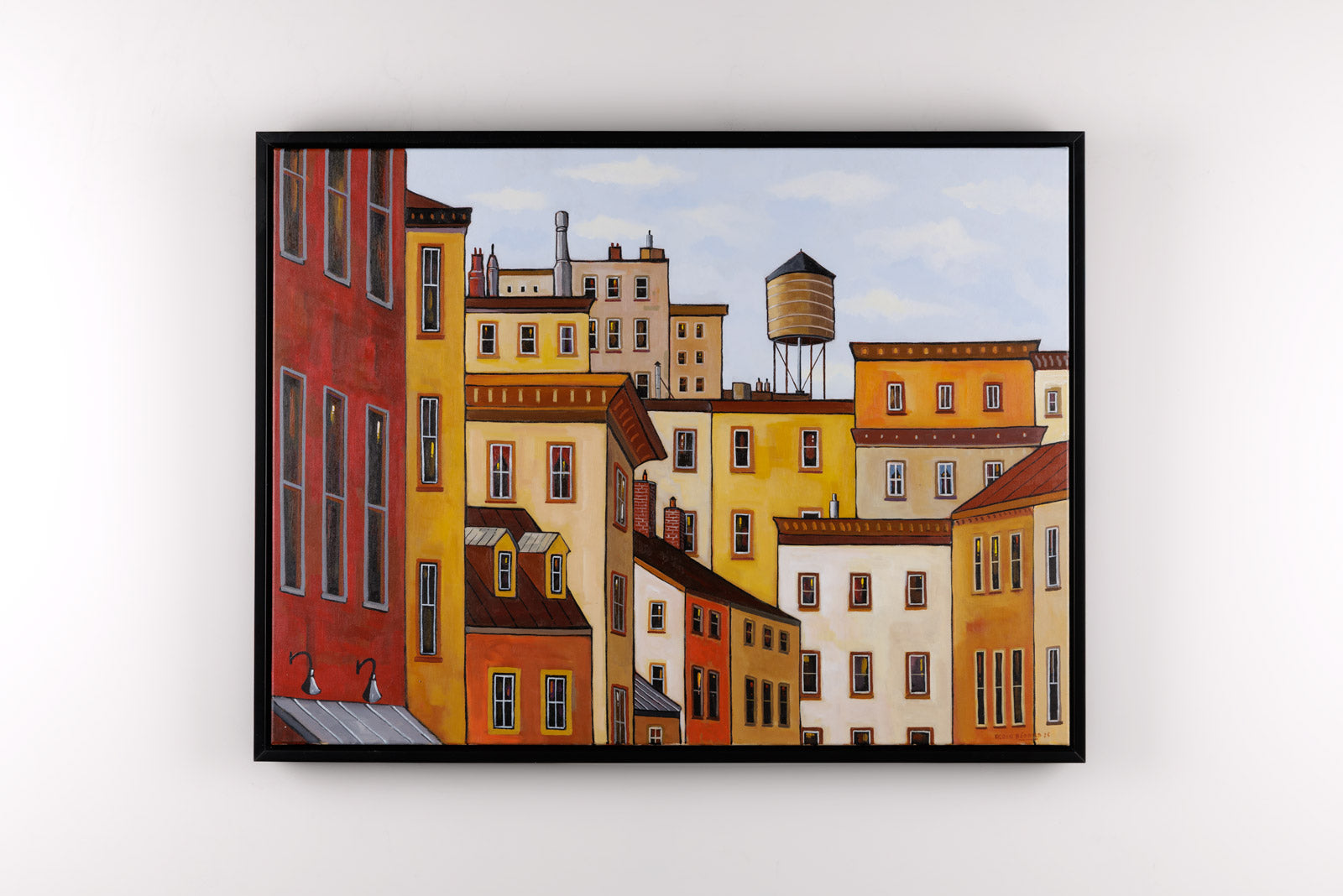 Fin De Jour Sur La Ville