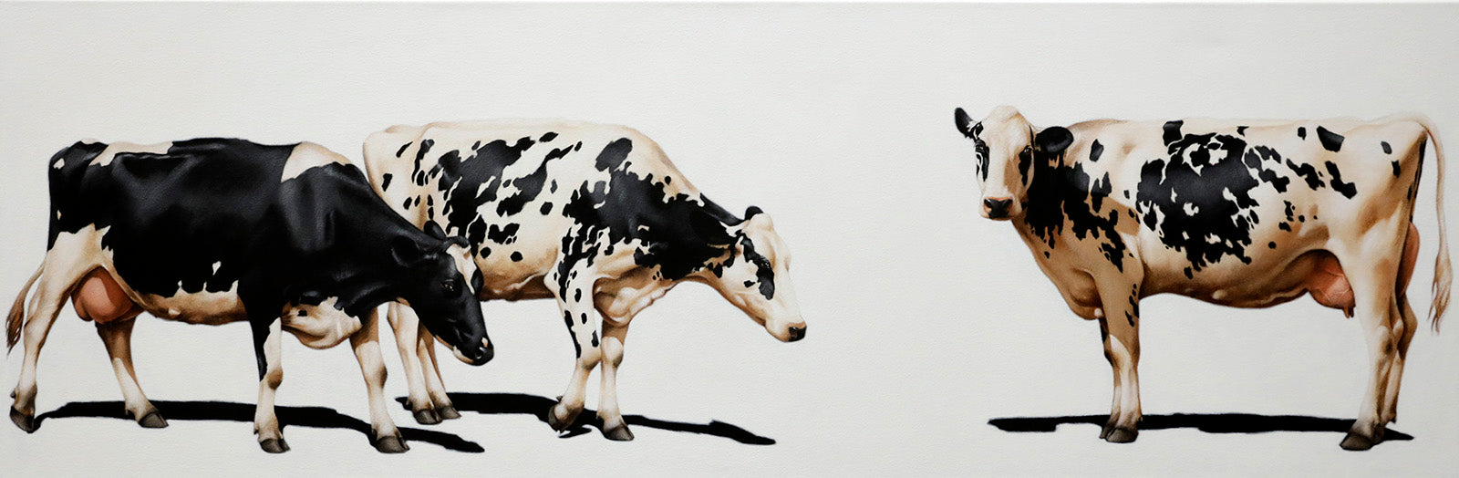 Animals “Turn Away & Return” by Eloise Brodeur – acrylic on canvas.