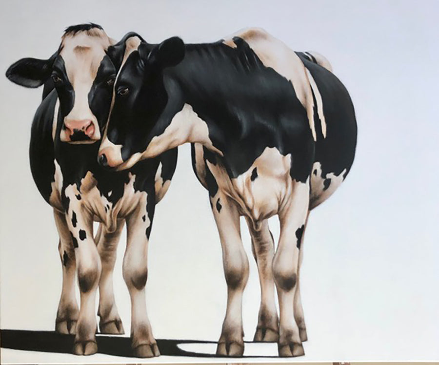 Animals “The True Happiness” by Eloise Brodeur – acrylic on canvas.