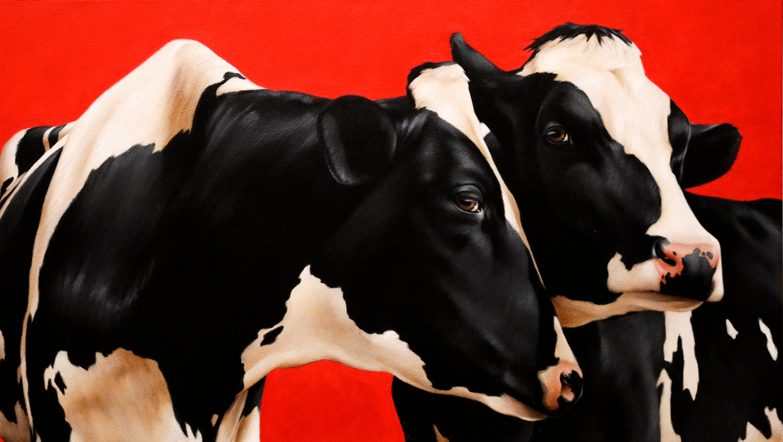 Animals “Day Of Love” by Eloise Brodeur – acrylic on canvas.