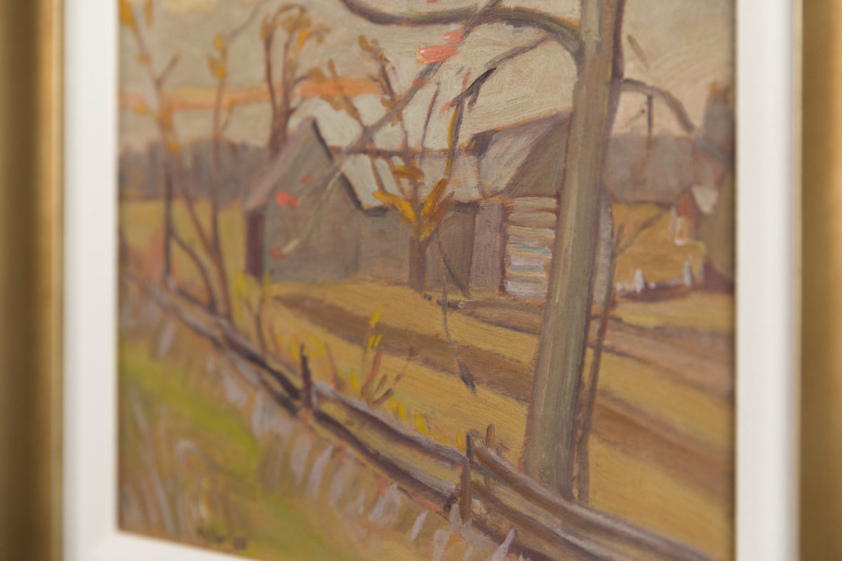 Farm In Later Fall West Of Ottawa