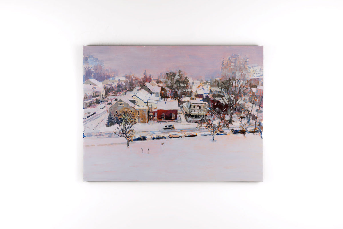 Barbara Ursel, "Beyond," full view, acrylic on canvas, 36 x 48 in