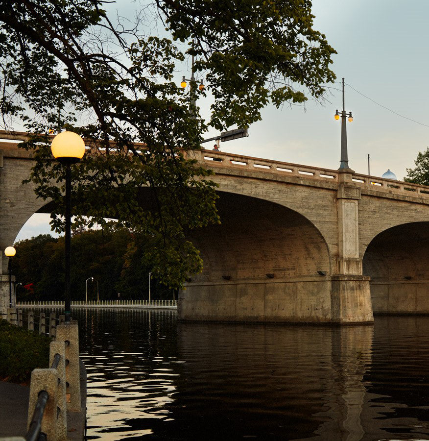 Cityscape “Bank St. Bridge Reflections” by Ottawa – giclee on canvas.