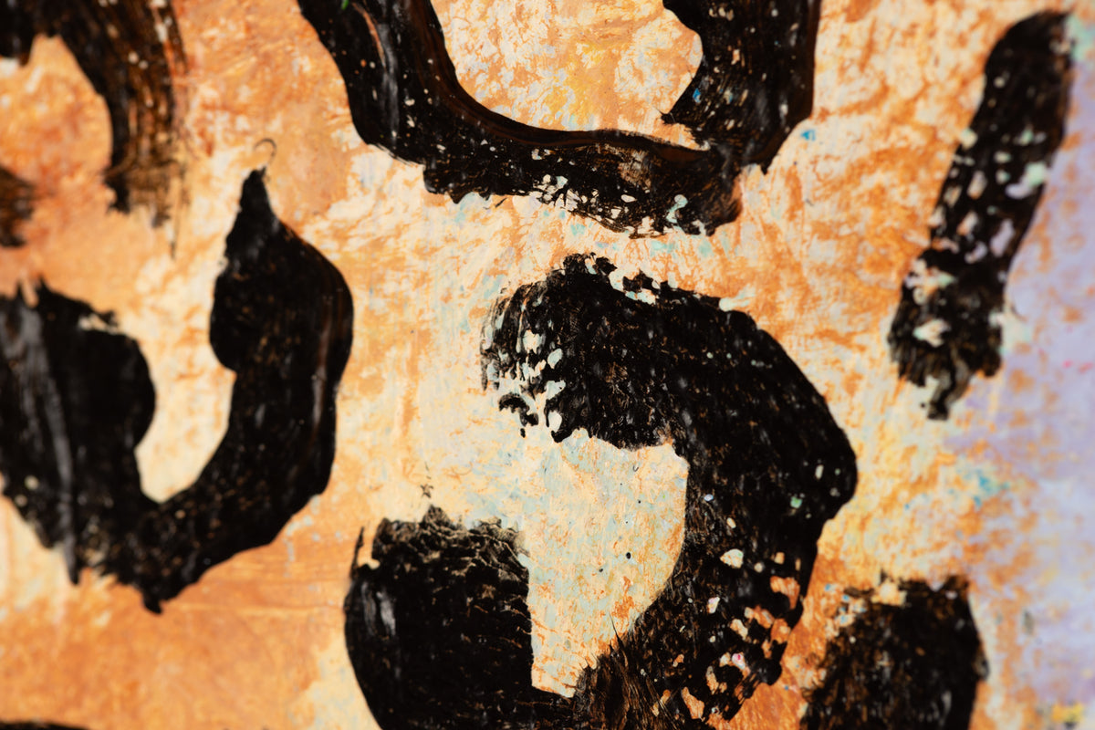 Cynthia Gatien, "You Know Where To Find Me," detail view, acrylic on canvas