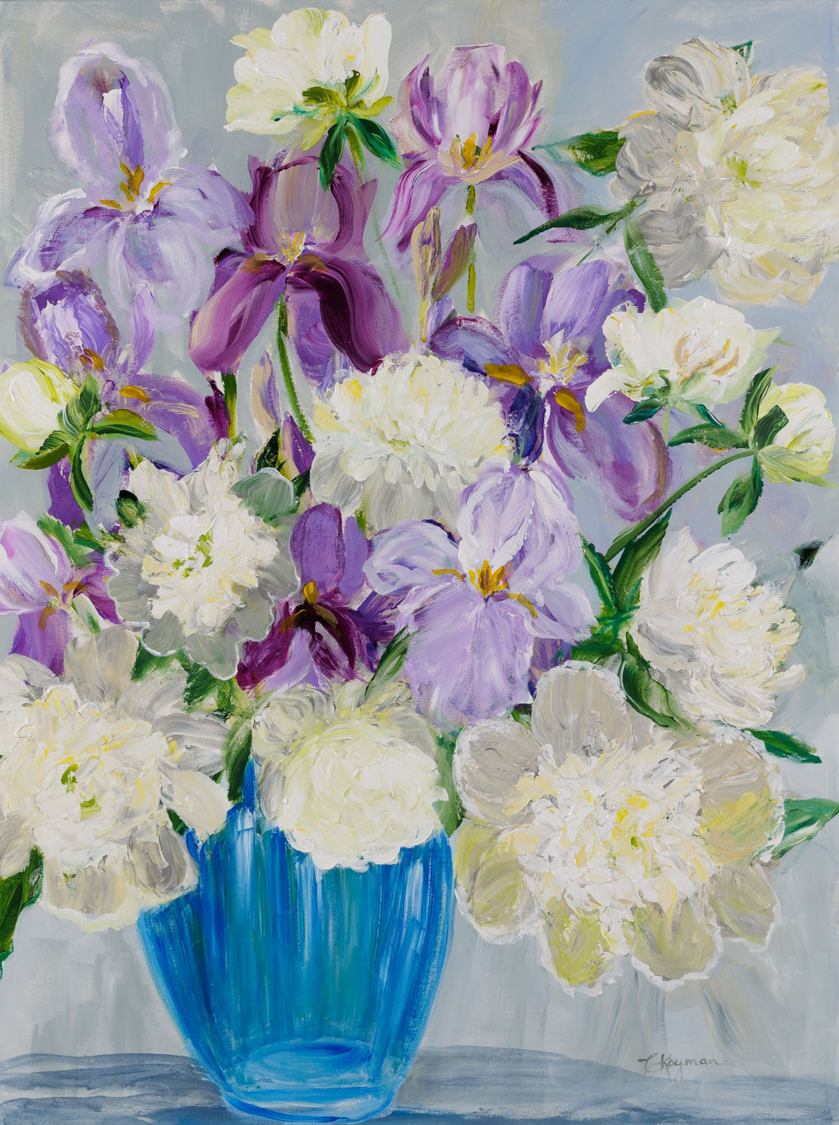 Iris & Peony In Baccarat