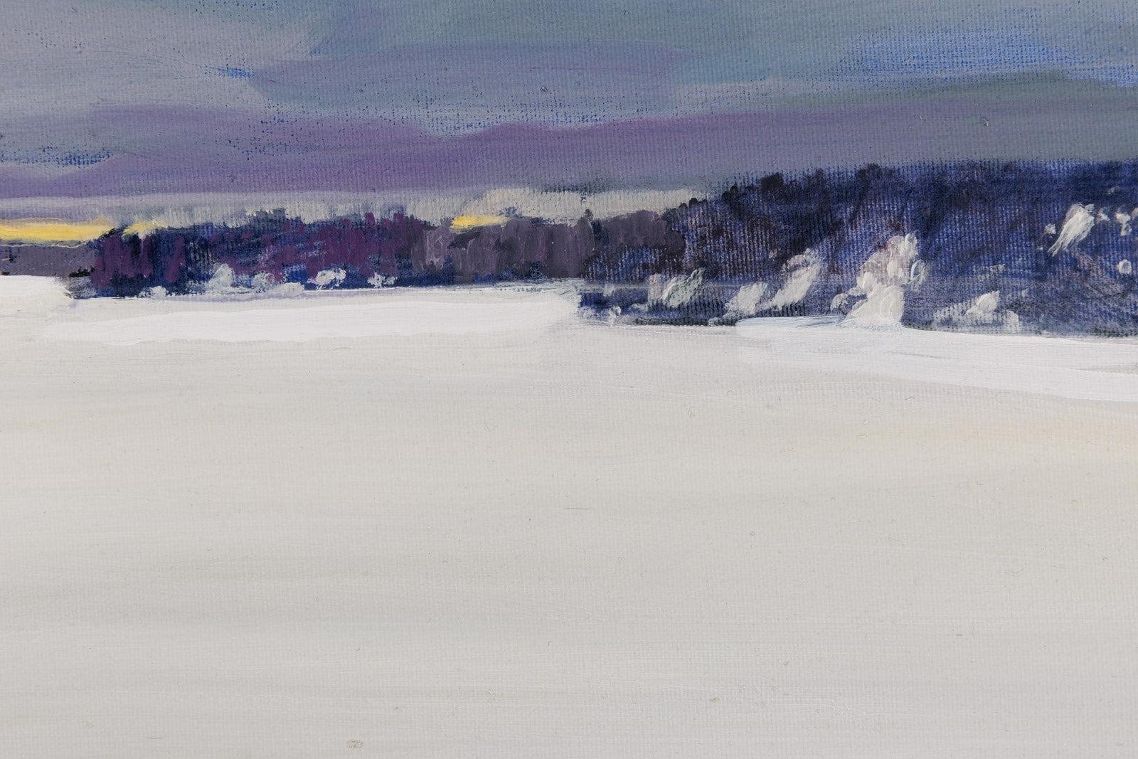 Snow Covered Lake