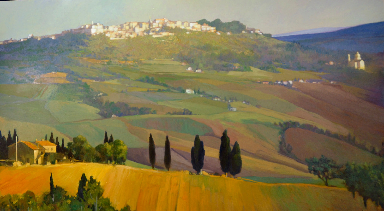 Landscape “Tuscan Monteregion” by Philip Craig – oil on canvas.