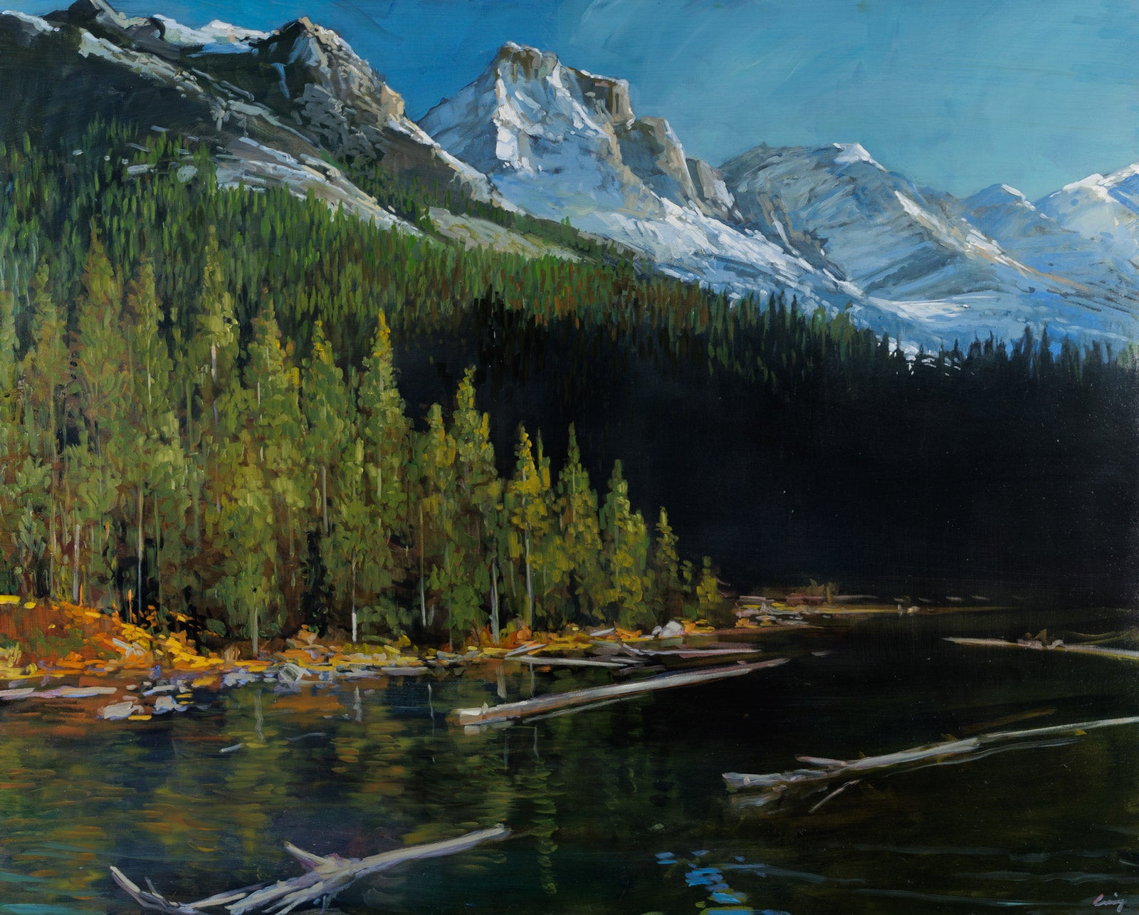 Mountain Lake Shoreline