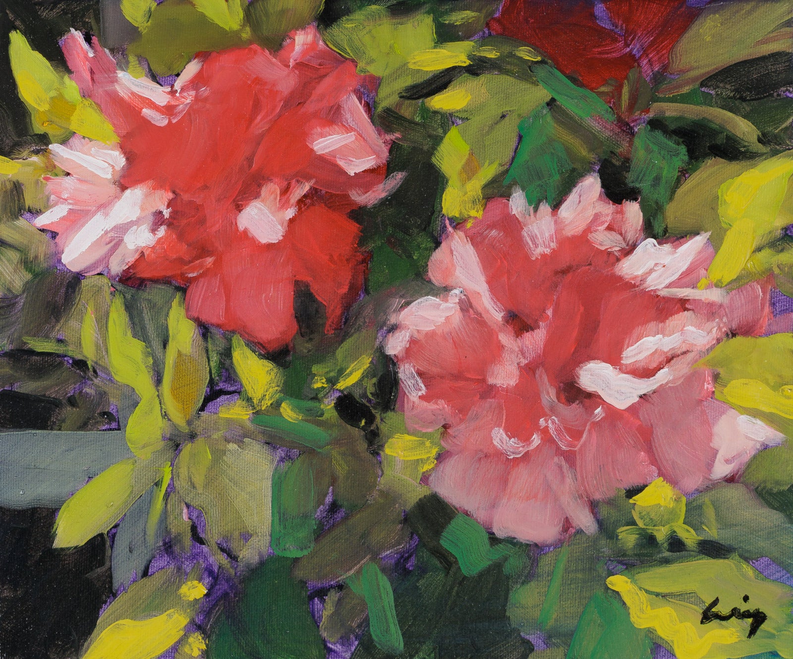Red Peonies I